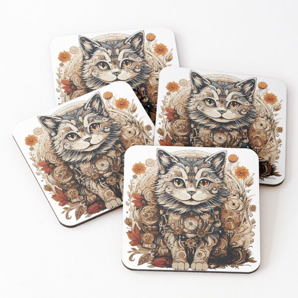Item preview, Mechanical Cats  Whiskers: Steampunk Feline Fantasy designed and sold by Gold Turtle  Lina.
