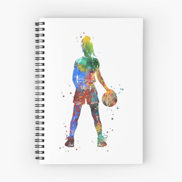 Item preview, Girl Basketball Player With Ball designed and sold by Rosaliartbook.