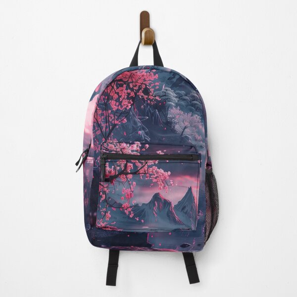 Item preview, Neon Oasis: A Couple's Tranquil Retreat by the Mountain Lake, Bathed in the Glowing Splendor of Fantasy designed and sold by Mullet Monkey.