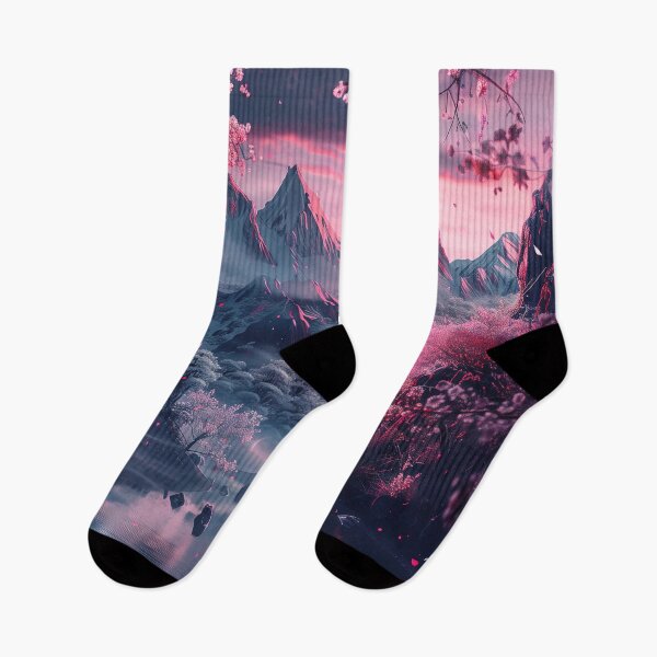 Item preview, Neon Oasis: A Couple's Tranquil Retreat by the Mountain Lake, Bathed in the Glowing Splendor of Fantasy designed and sold by Mullet Monkey.