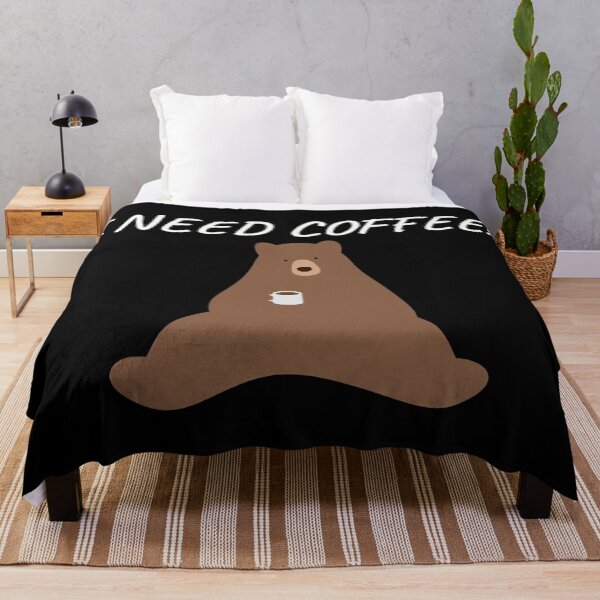 Item preview, I Need Coffee - Bear designed and sold by FieldScent.