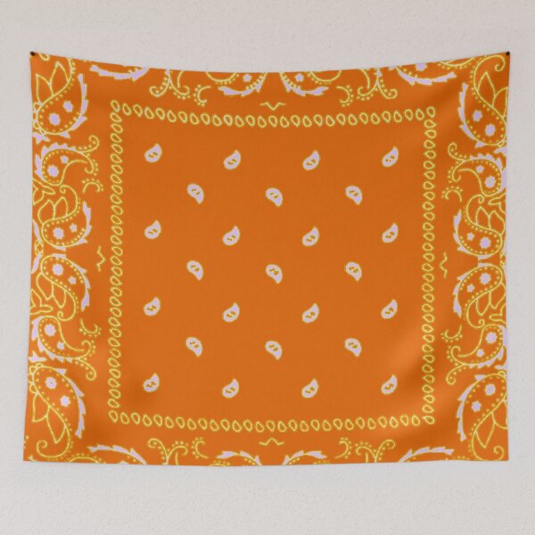 Item preview, Orange kerchief pattern  designed and sold by Roxburylane.