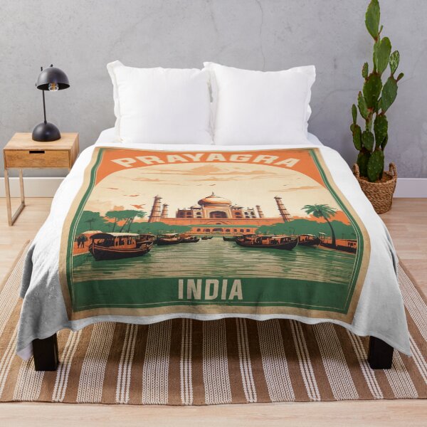 Item preview, Prayagra India Vintage Travel Tourism  designed and sold by TravelersGems.