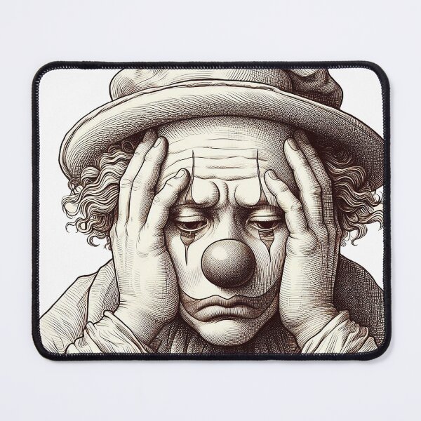 Item preview, CLOWN ALA DAVINCI designed and sold by Foxlindesigns.