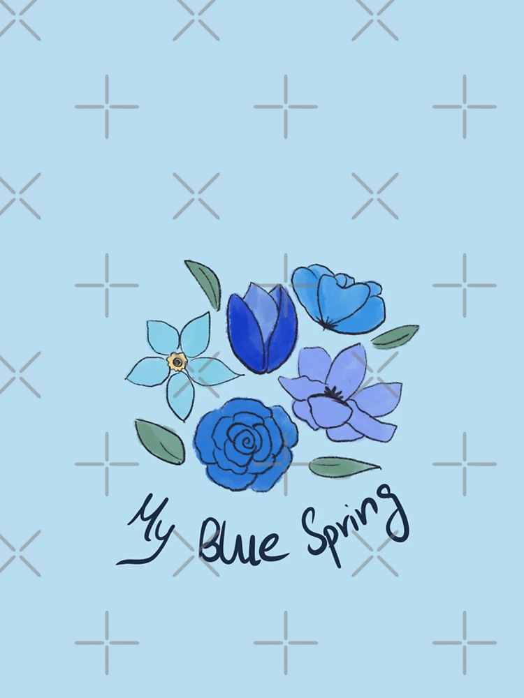 Thumbnail 4 of 4, iPhone Case, TXT Blue Spring designed and sold by SpringdayMay.