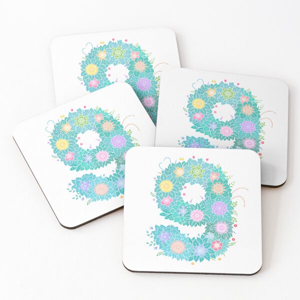 Item preview, Floral Letter "9" WeArePrettierThanFlowers designed and sold by birthflower.