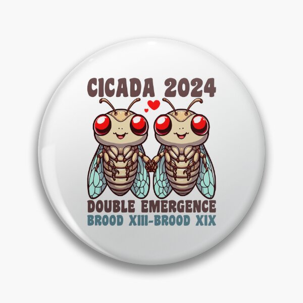 Item preview, Cicada 2024 Funny Periodical Double Brood Emergence Bug Entomology designed and sold by Stick-Artistry.
