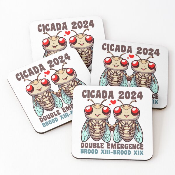 Item preview, Cicada 2024 Funny Periodical Double Brood Emergence Bug Entomology designed and sold by Stick-Artistry.