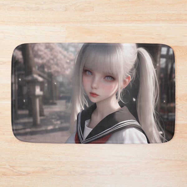 Item preview, a cute and beautiful girl with silver pigtails designed and sold by Kawai Anime Shop.