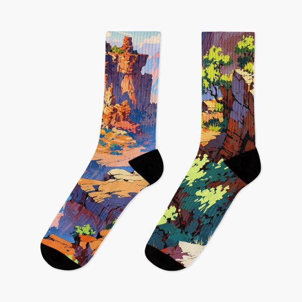 Item preview, Vibrant Cliffs of Grand Canyon: A Nature Lover's Dream designed and sold by ArtComixHaven.