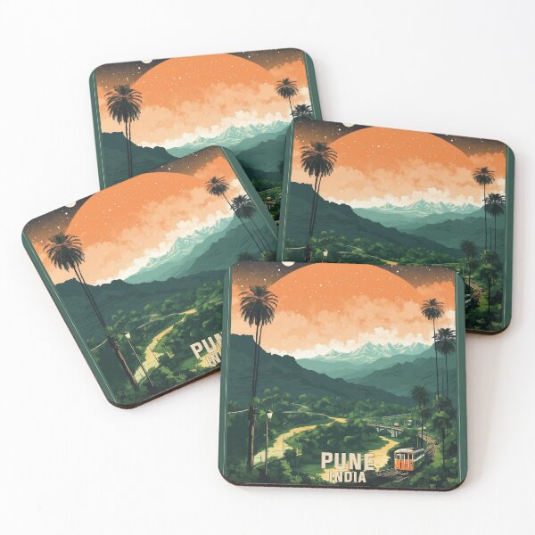 Item preview, Pune India Vintage Travel Tourism  designed and sold by TravelersGems.