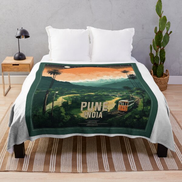 Item preview, Pune India Vintage Travel Tourism  designed and sold by TravelersGems.