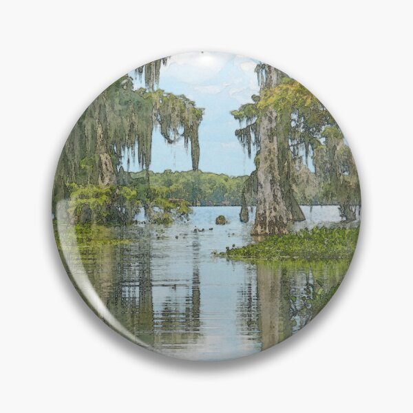 Item preview, Reflections in a Louisiana Swamp, Watercolour designed and sold by jrtwynam.