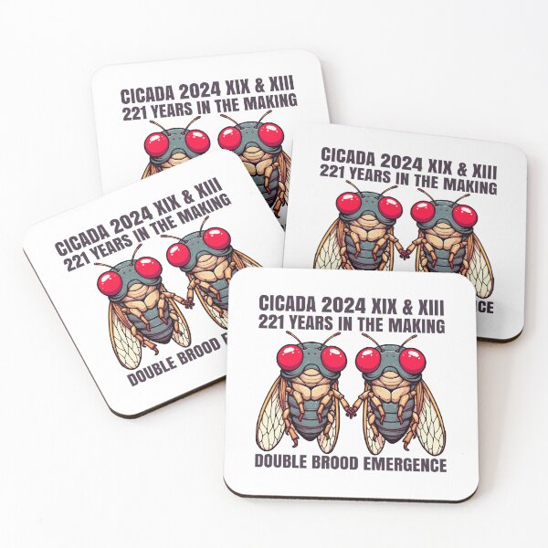 Item preview, Cicada 2024 Funny Double Emergence Bug Entomology designed and sold by Stick-Artistry.
