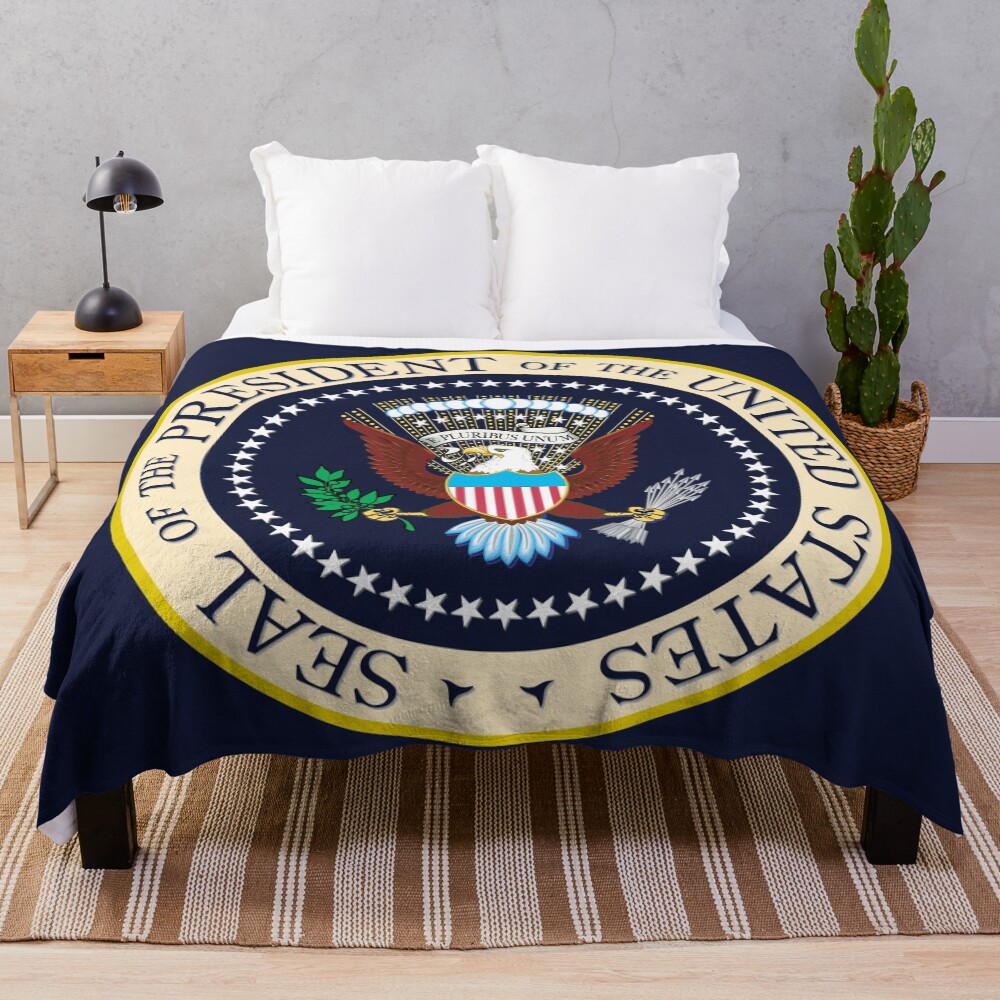 Seal of the President of the United States Throw Blanket