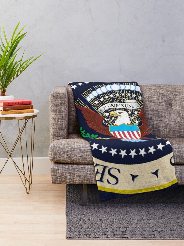 Alternate view of Seal of the President of the United States Throw Blanket