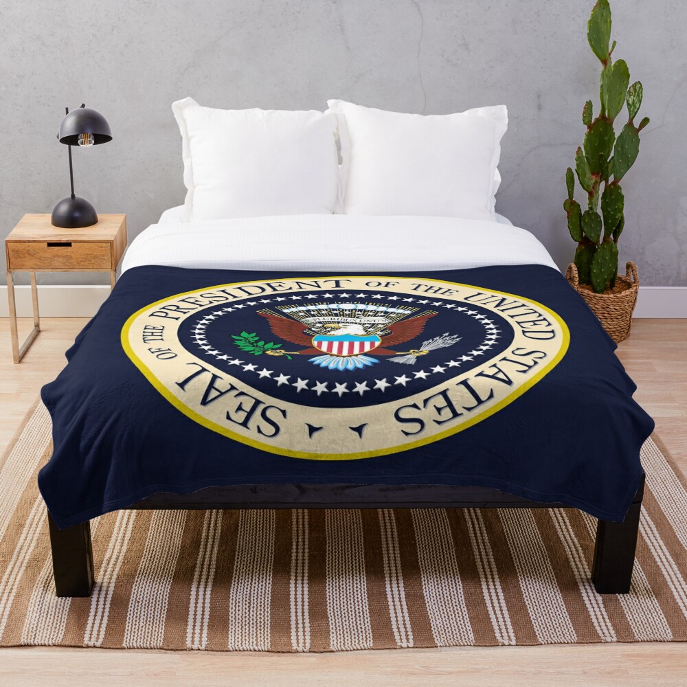 Seal Of The President Of The United States Throw Blanket For Sale By Vintagetreasure Redbubble 3078