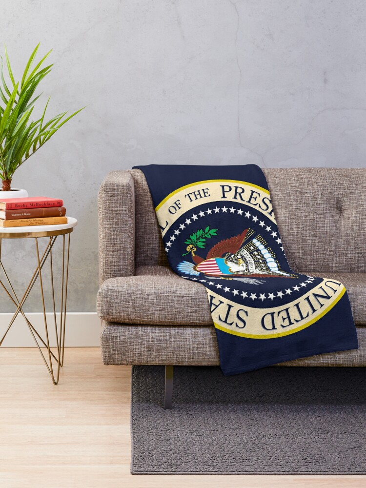 Seal Of The President Of The United States Throw Blanket For Sale By Vintagetreasure Redbubble 5466