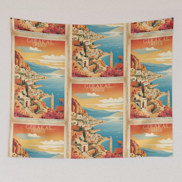 Item preview, Gerakas Greece Vintage Travel Tourism  designed and sold by TravelersGems.