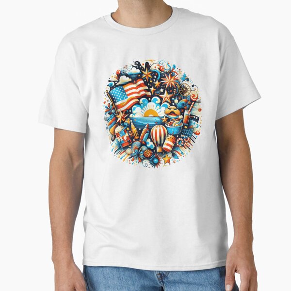 Item preview, 4TH JULY LOVE FREEDOM AMERICA INDEPENDENT USA PATRIOTIC 1776  designed and sold by GingerWolfArt.