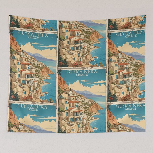 Item preview, Glyka Greece Vintage Travel Tourism  designed and sold by TravelersGems.