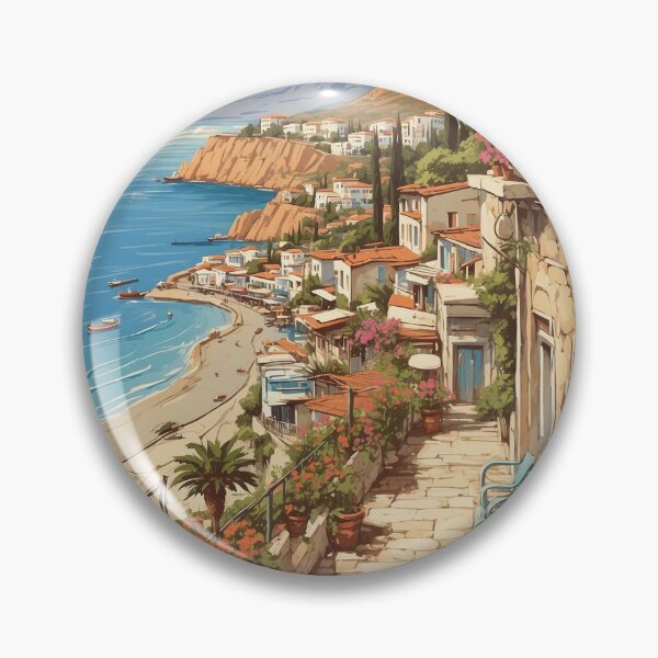Item preview, Ialyssos Greece Vintage Travel Tourism  designed and sold by TravelersGems.