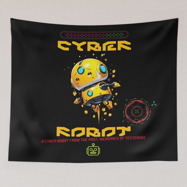Item preview, Cyber Robot of the Future: Digital Art that Will Transport You to Tomorrow designed and sold by Artedig.