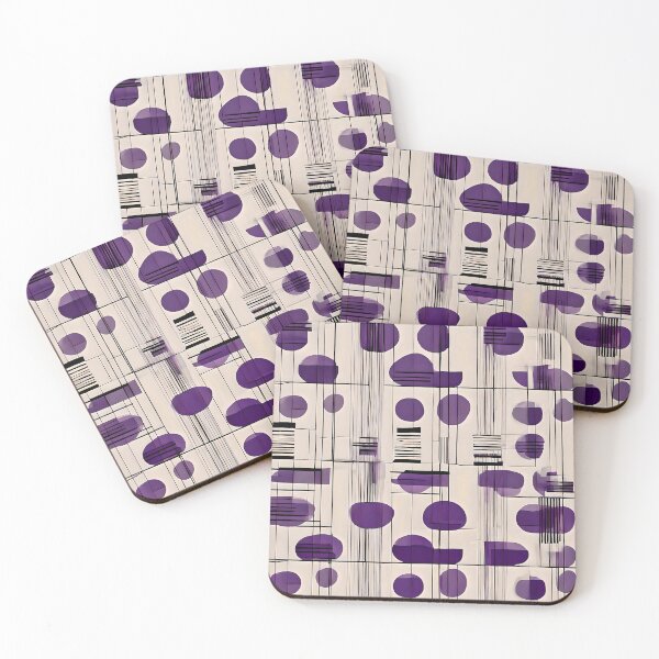 Item preview, Bauhaus Pink Blobs designed and sold by Zenvo.