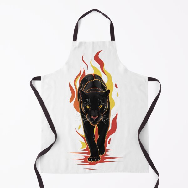 Item preview, BLACK PANTHER IN THE FIRE designed and sold by PGAart.