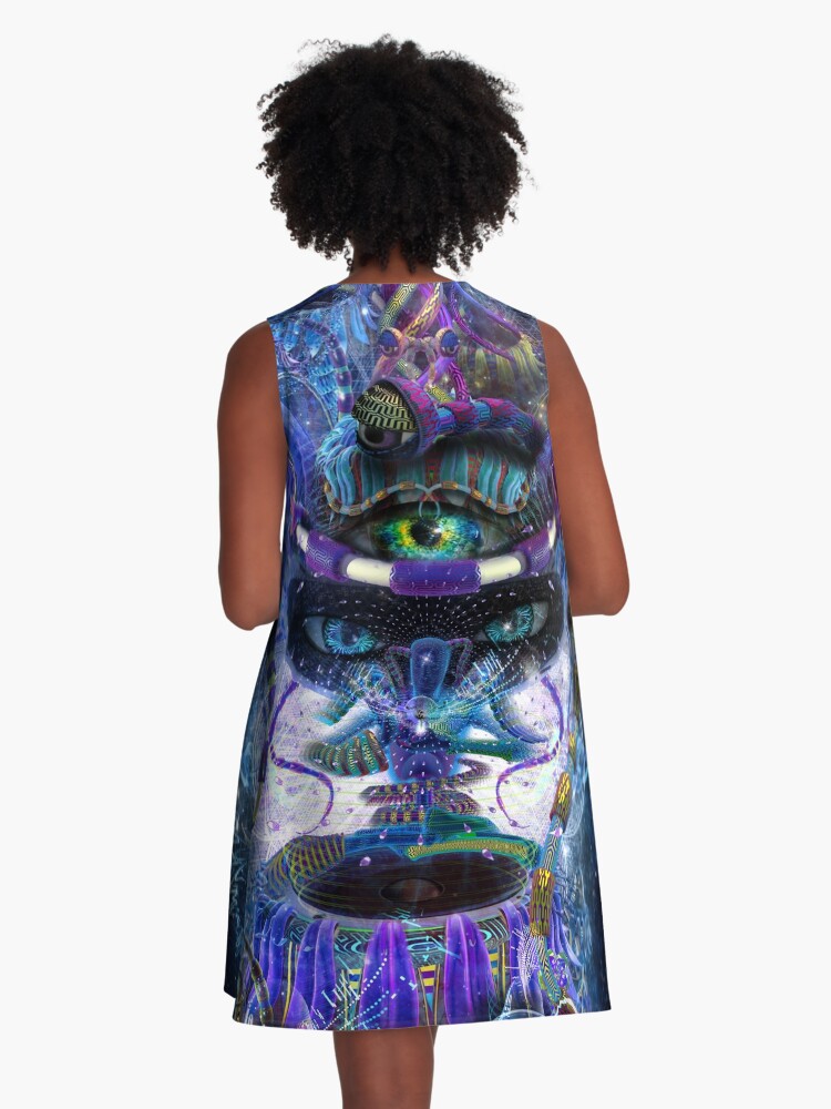 Thumbnail 3 of 4, A-Line Dress, Copelandian Paradigm designed and sold by Hakan Hisim.