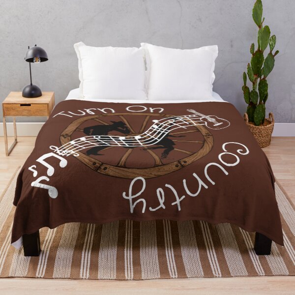 Item preview, Hayride Hoe Down Turn On Country. Wagon Wheel Dancers Retro Minimalism designed and sold by Wolvescreate.