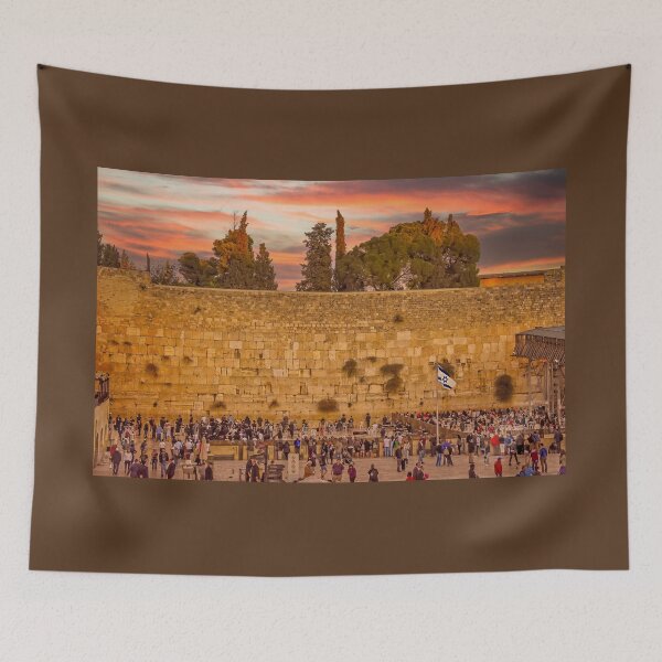 Item preview, Sunset at the Western Wall in Jerusalem designed and sold by Mitchell Grosky.