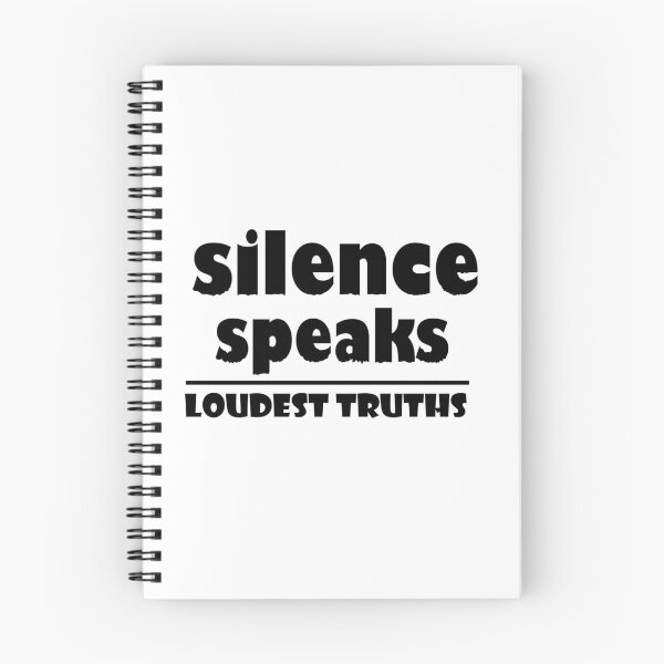Item preview, silence speaks loudest truths t-shirt designed and sold by hafidoox.
