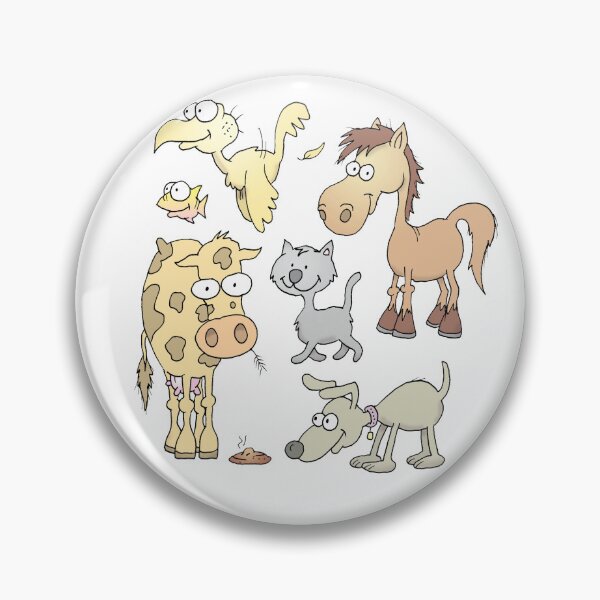 Item preview, Cartoon animals designed and sold by braindrop.