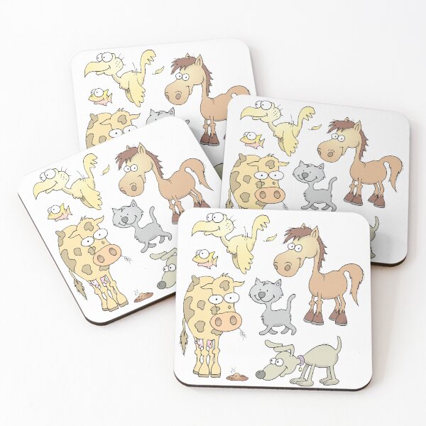 Item preview, Cartoon animals designed and sold by braindrop.