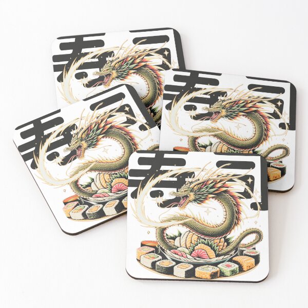 Item preview, The Great Sushi Dragon Platter designed and sold by Bauerthreads.