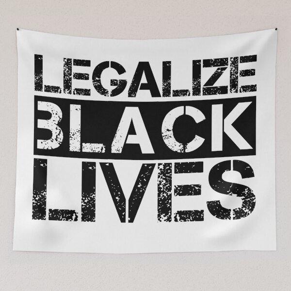 Item preview, LEGALIZE BLACK LIVES MATTER protest T-Shirt designed and sold by prezziefactory.