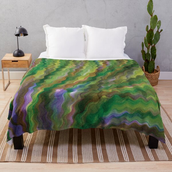 Item preview, Mostly Green Wavy Curl designed and sold by Alexandria Levin.