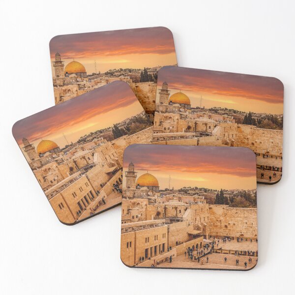 Item preview, The Awe-inspiring Western Wall in Israel at Sunset designed and sold by Mitchell Grosky.