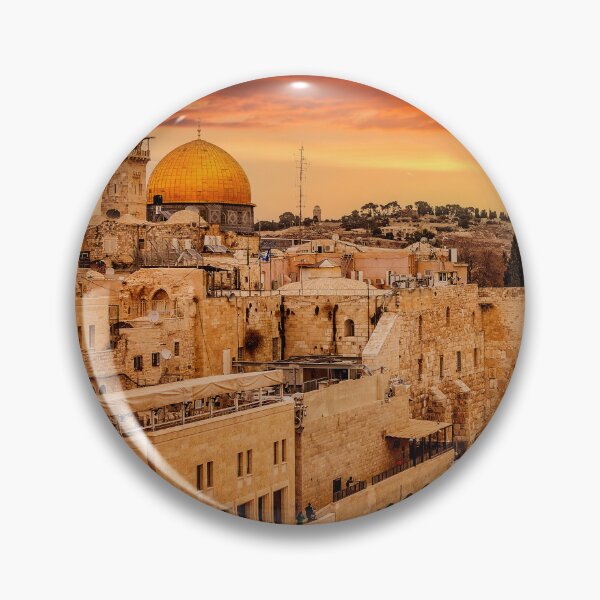 Item preview, The Awe-inspiring Western Wall in Israel at Sunset designed and sold by Mitchell Grosky.