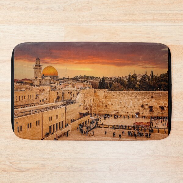 Item preview, The Awe-inspiring Western Wall in Israel at Sunset designed and sold by Mitchell Grosky.