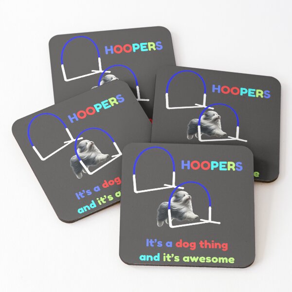 Item preview,  Dog Hoopers - Hoopers, it's a Dog thing and it's awesome  with a Bearded Collie designed and sold by LBKdesigns.
