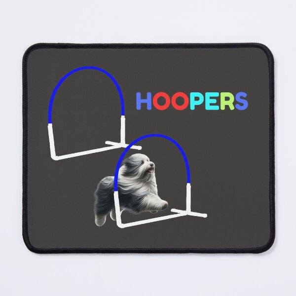 Item preview, Dog Hoopers - Hoopers, it's a Dog thing and it's awesome with a Bearded Collie designed and sold by LBKdesigns.