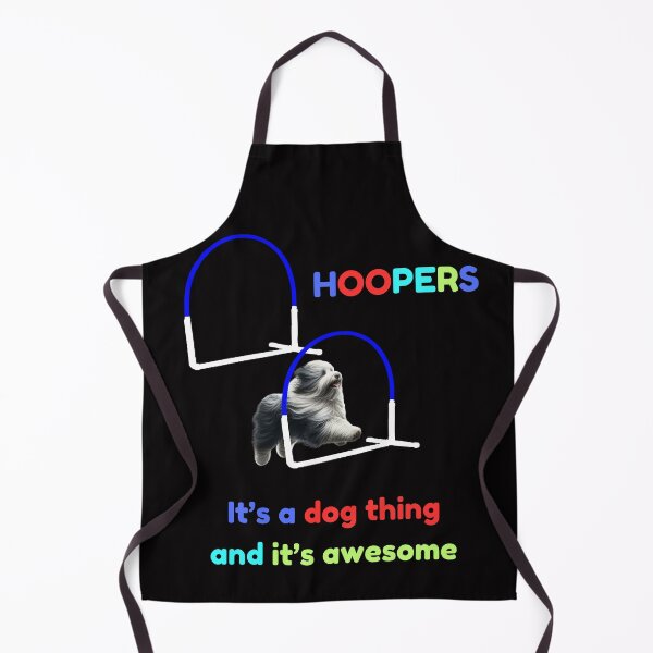 Item preview, Dog Hoopers - Hoopers, it's a Dog thing and it's awesome with a Bearded Collie designed and sold by LBKdesigns.
