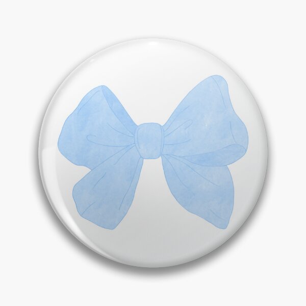 Item preview, Blue watercolor bow designed and sold by Anna Buse.