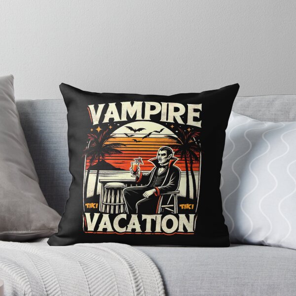 Item preview, Vampire Vacation Tropical Horror Fan Summer Tiki Beach designed and sold by SpookshowDesign.
