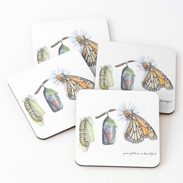 Item preview, Monarch Lifecycle Caterpillar, Chrysalis, Butterfly designed and sold by AlissaSko.
