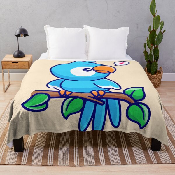 Item preview, "Perched Songbird: Cute Cartoon Vector Icon" designed and sold by hjian8219.