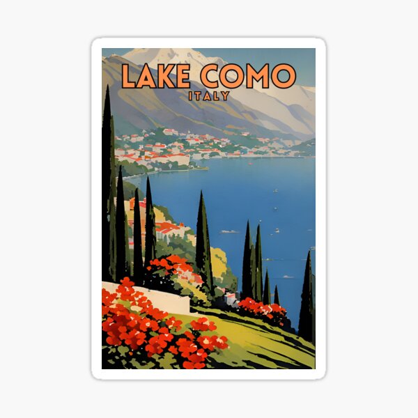 Item preview, Lake Como Italy designed and sold by ZionPosteria.