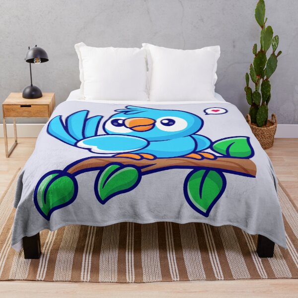 Item preview, "Whimsical Perch: Cute Cartoon Bird Vector Icon" designed and sold by hjian8219.